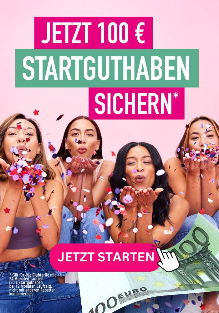 Jetzt 100 € Startguthaben sichern